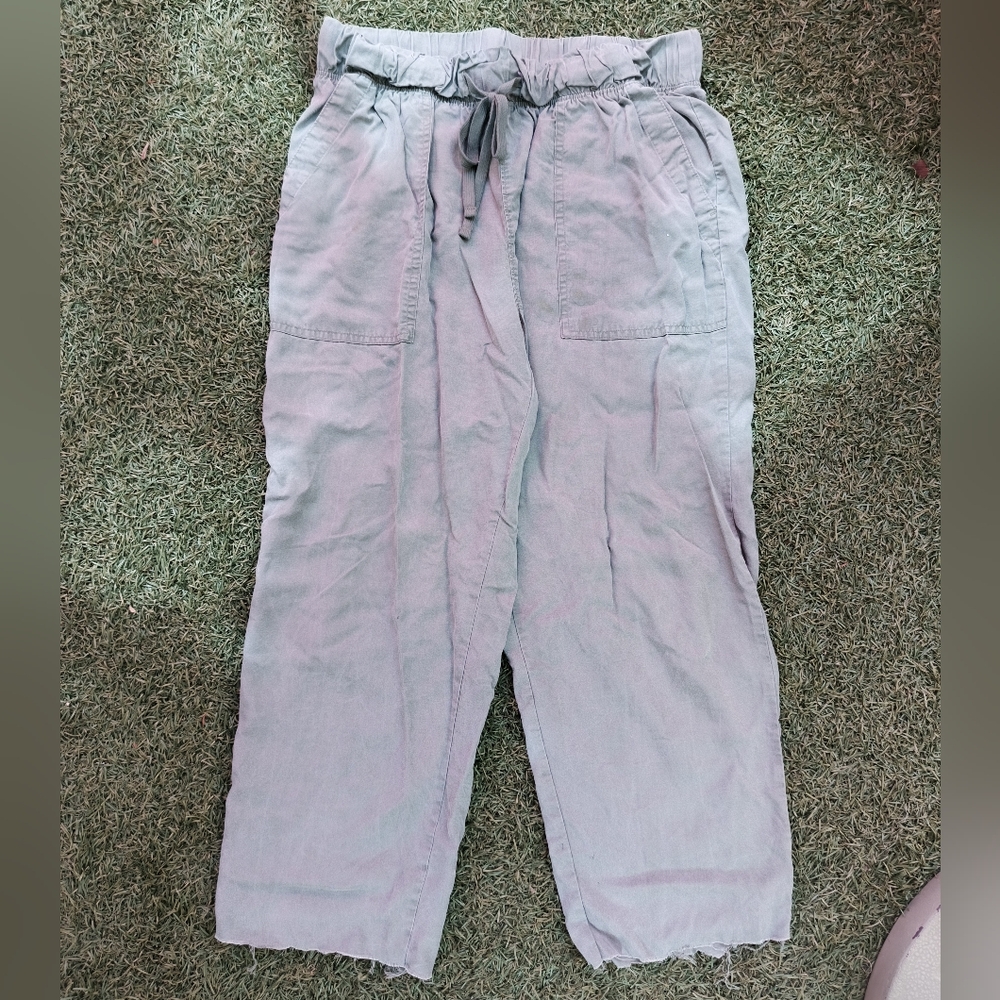 Drawstring Pants Women's Wide Leg Gauchos